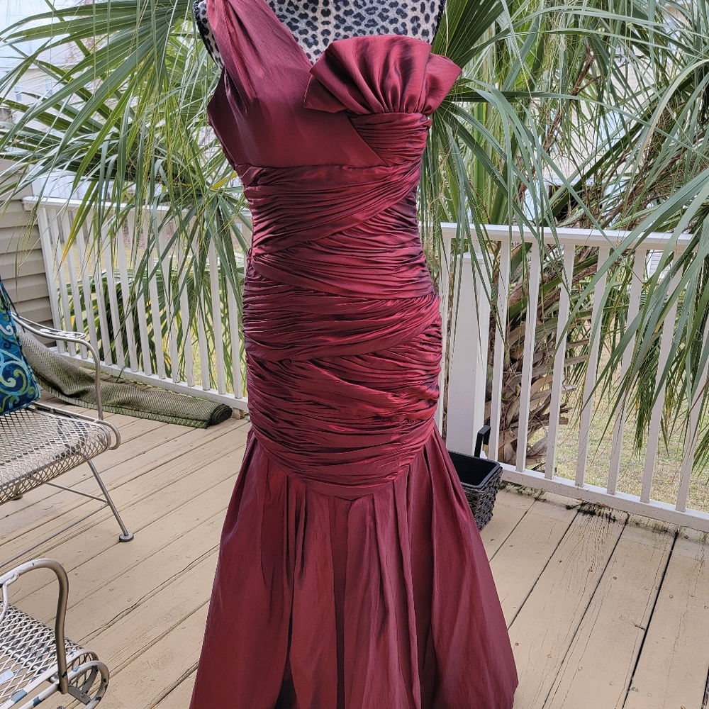 Rustic Red Iridescent Prom/Pageant Dress